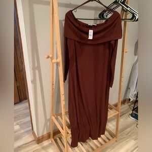 Off the shoulder dress